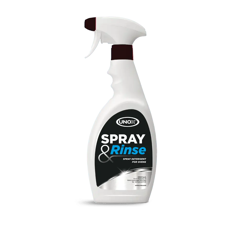 detergente spray & rinse unox db1044 1 para lavado manual de hornos profesionales detergente spray & rinse unox db1044 1 para lavado manual de hornos profesionales